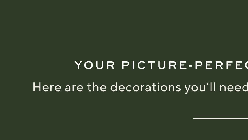 Your picture-perfect tree checklist.